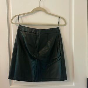 French Connection Leather Skirt